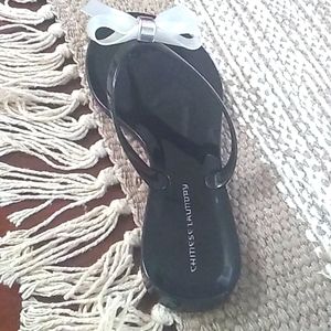Chinese laundry sandals black